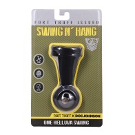 Fort Troff Swing N' Hang Estirador de Testículos de Silicona Negro